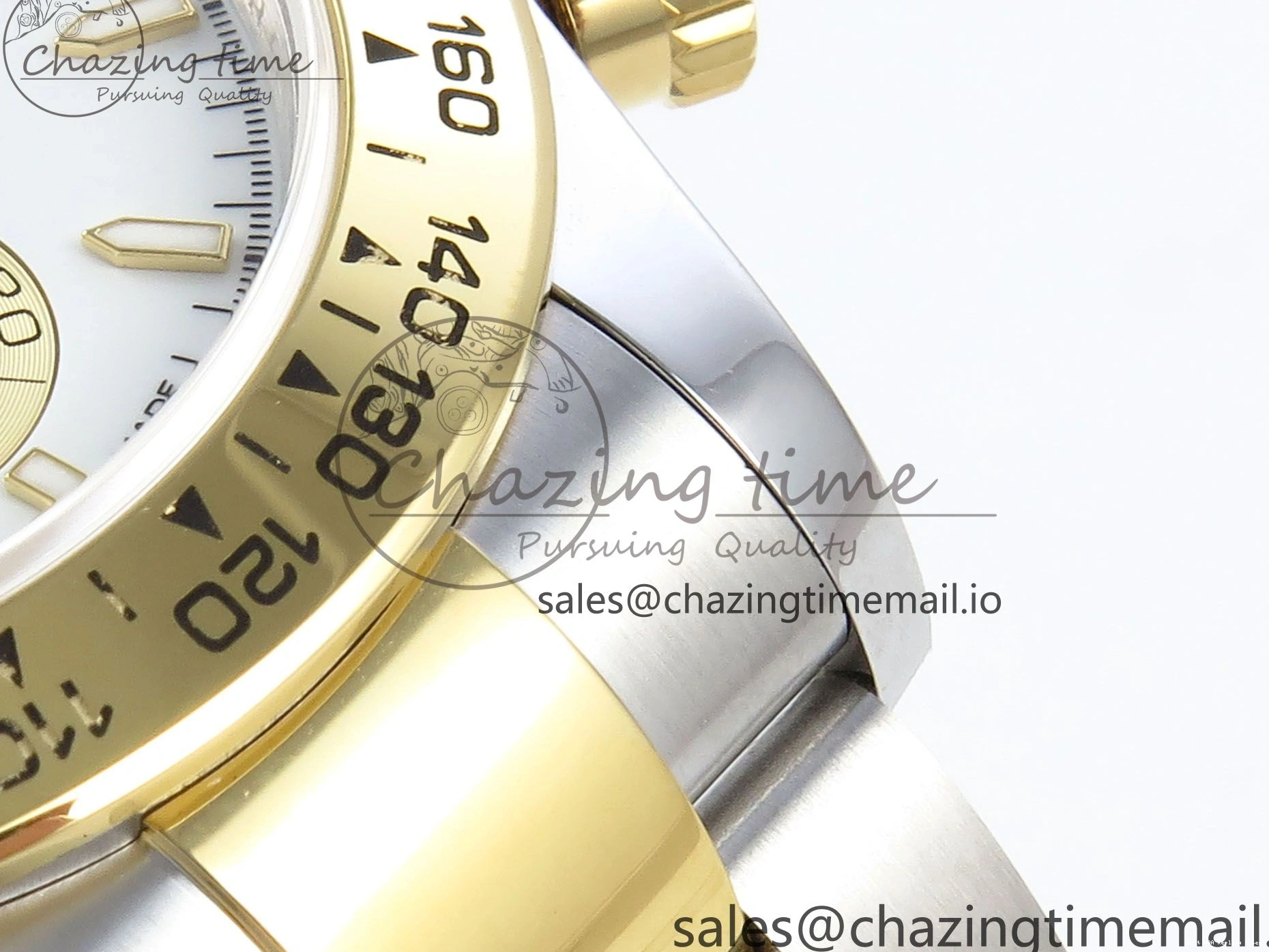 Good Copy Rolex Watches Best on Edition QF 721 V 1:1 Daytona AllSeason SH4131 YG SS Braclet White Dial 126503 1222